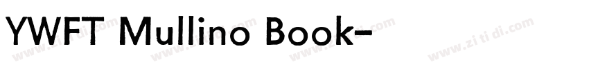 YWFT Mullino Book字体转换